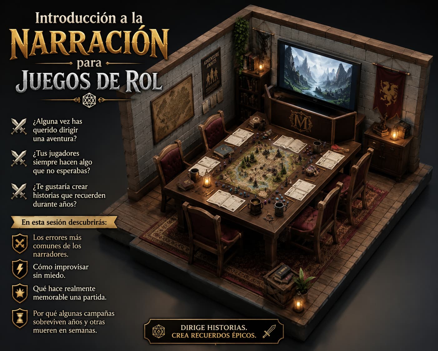 Guardianes de Historias: Introducción a la Narración para Juegos de Rol Opcion 2