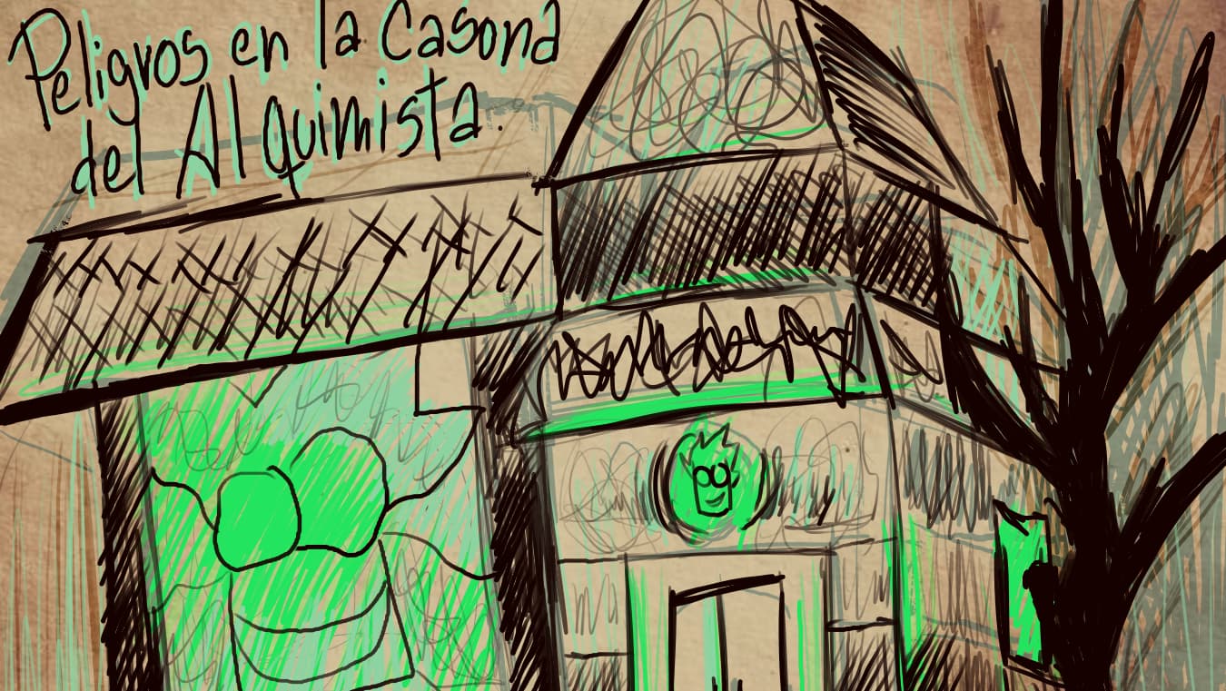 Peligros en la casona del alquimista